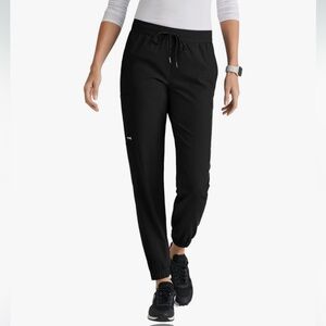 Barco Greys Anatomy Women's Black Scrub Jogger Pants